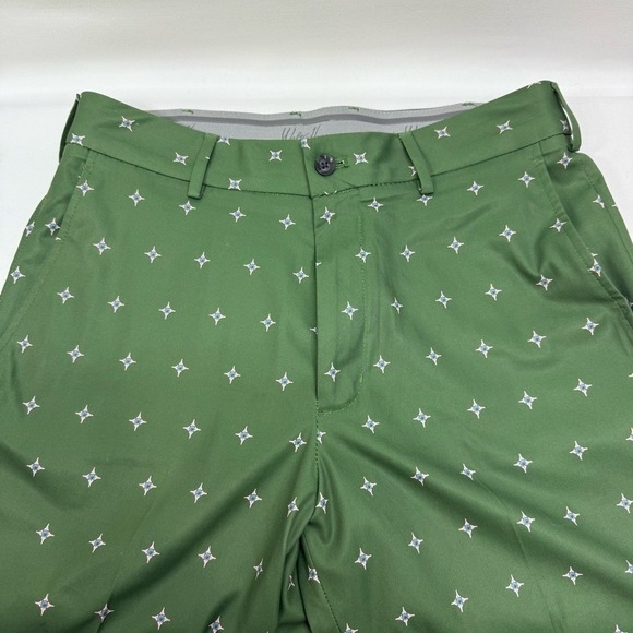 Walter Hagen Men's Perfect 11 Golf Shorts Tee Geo‎ Pattern, Forest Pine, Size 30 - Picture 10 of 10